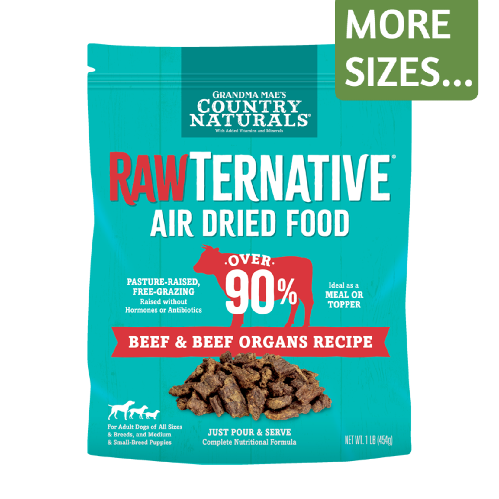 Rawternative Rawternative Air Dried Raw Dog Food Beef & Beef Organs Recipe