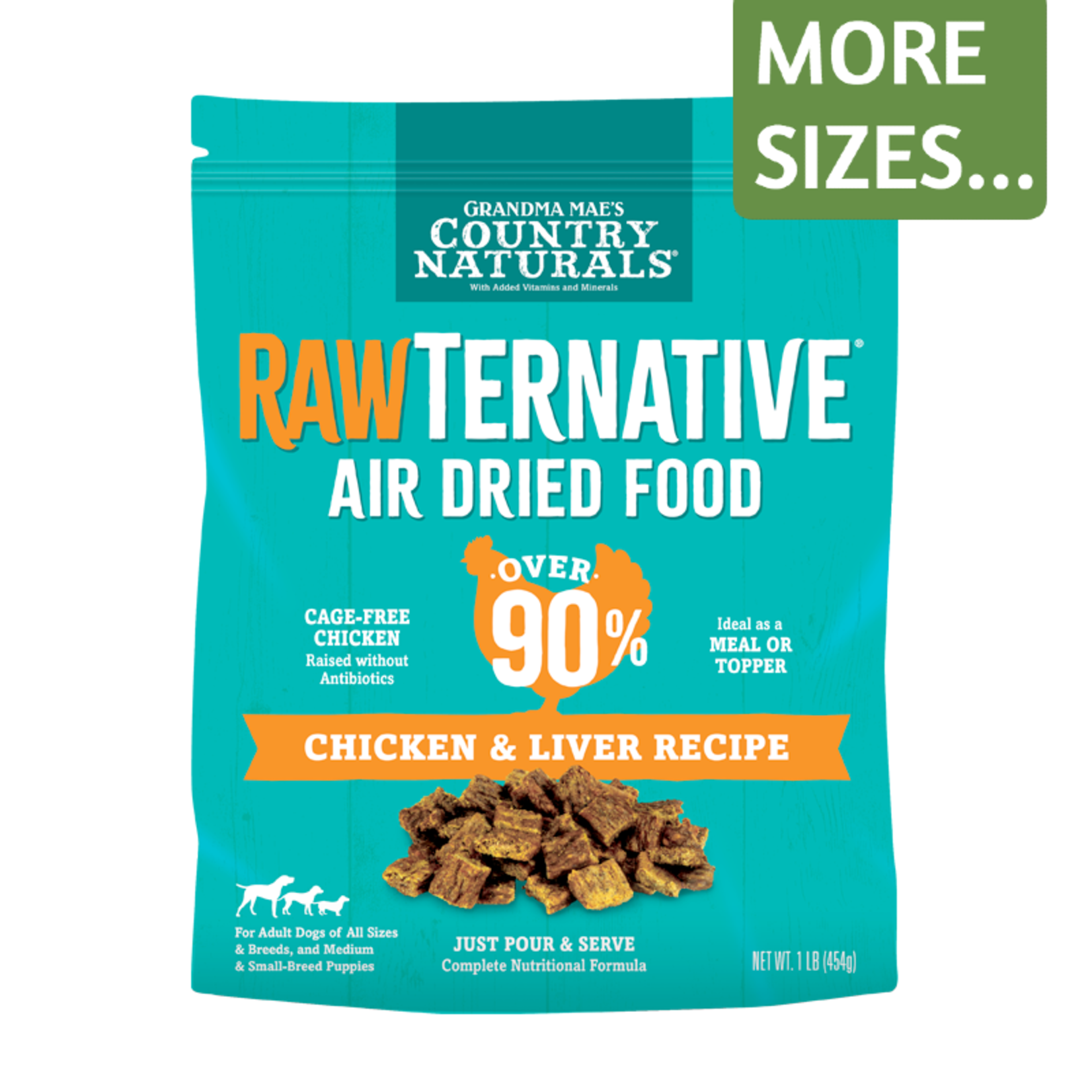 Rawternative Rawternative Air Dried Raw Dog Food Chicken & Liver Recipe