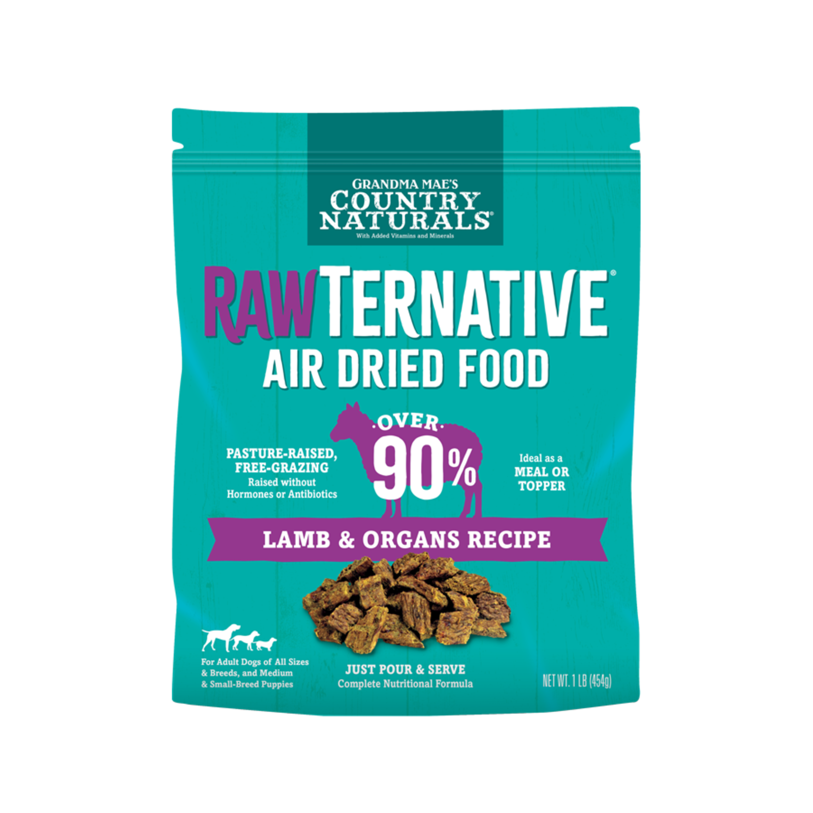 Rawternative Rawternative Air Dried Raw Dog Food Lamb & Lamb Organs Recipe