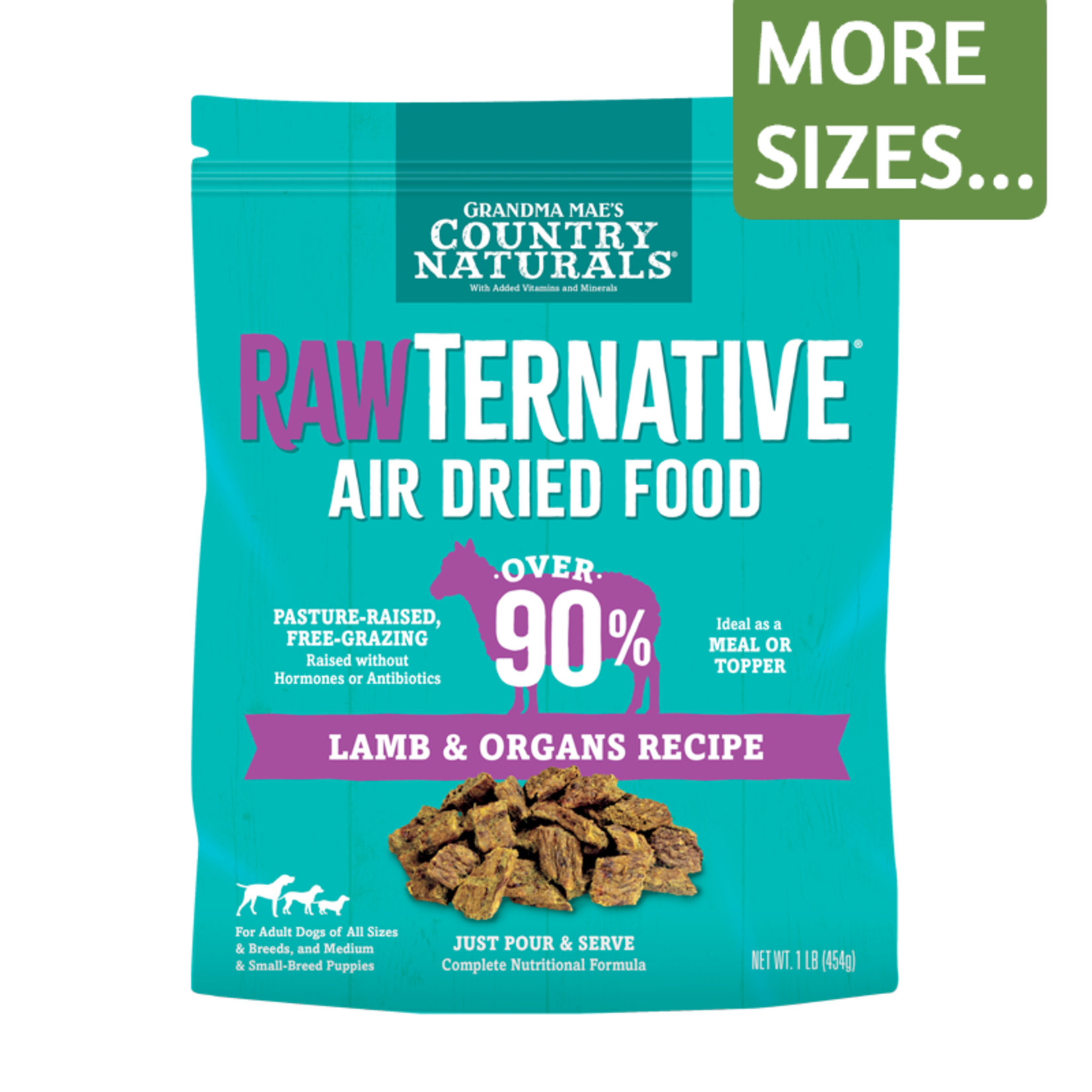 Rawternative Rawternative Air Dried Raw Dog Food Lamb & Lamb Organs Recipe