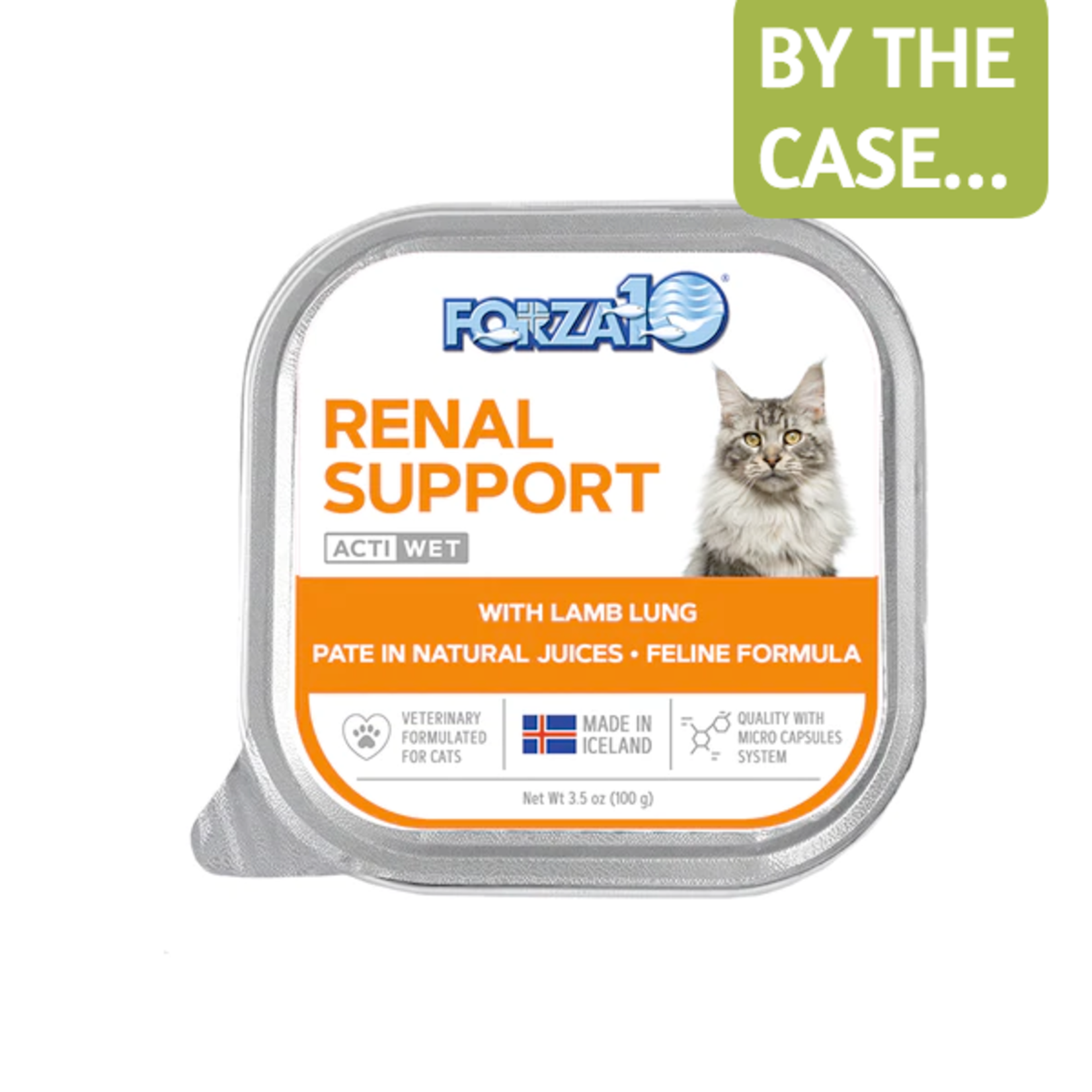 Forza10 Forza10 Nutraceutic Wet Cat Food ActiWet Renal Support with Lamb Lung Formula 3.5oz