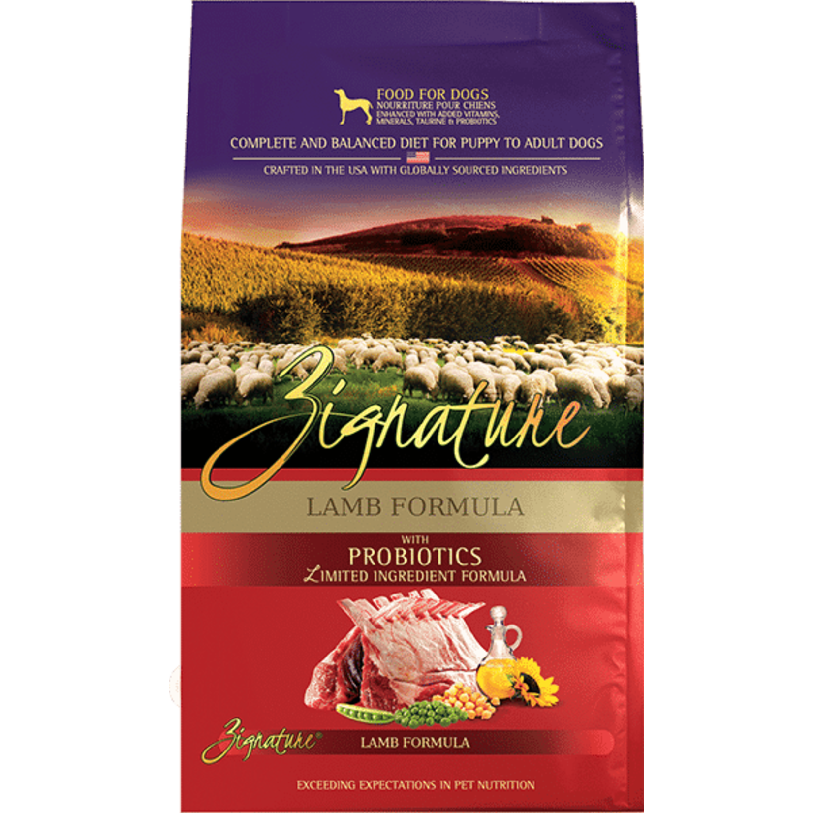 Zignature Zignature Dry Dog Food Limited Ingredient Formula Lamb Formula Grain Free