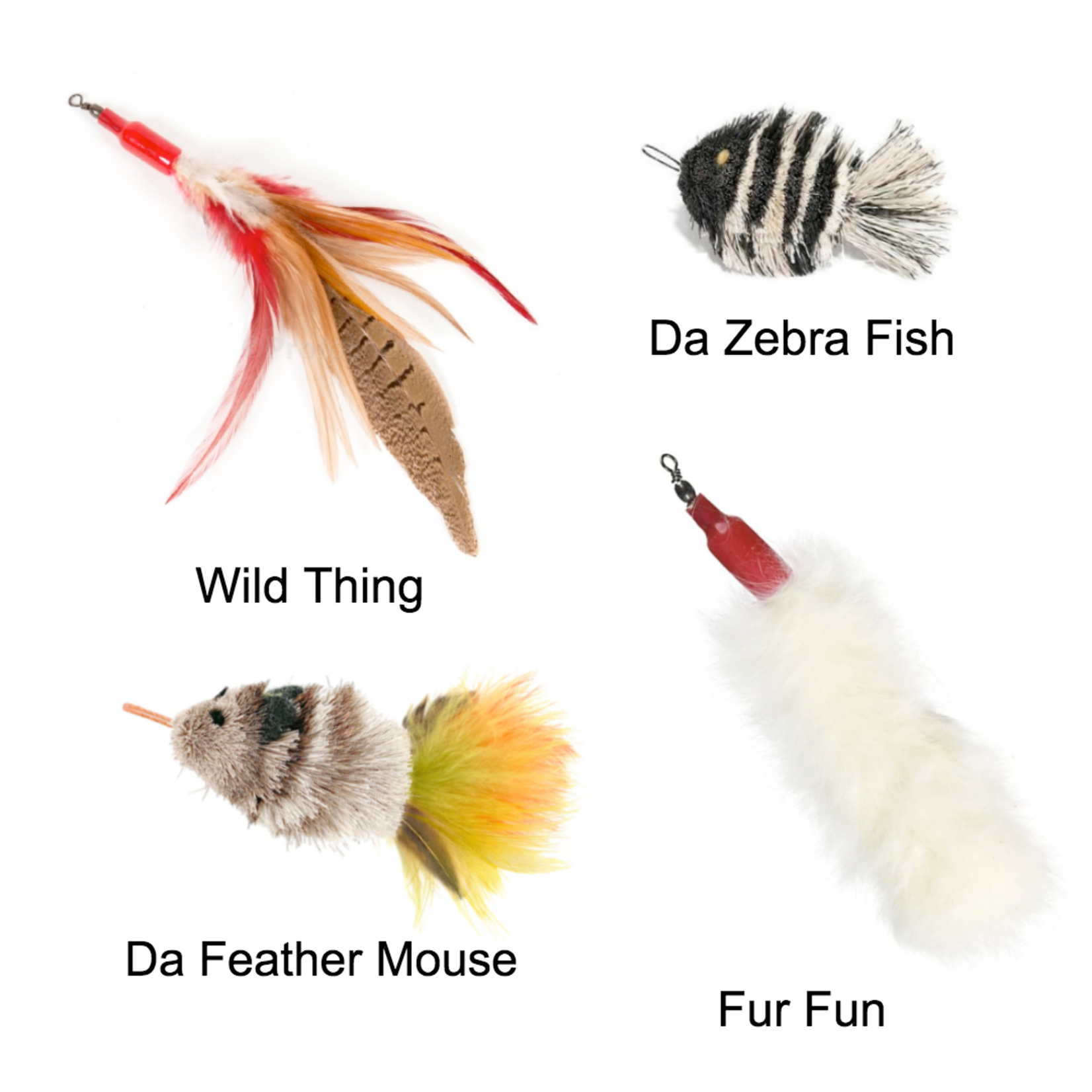 Go Cat Feather Toys Go Cat Refill Lures