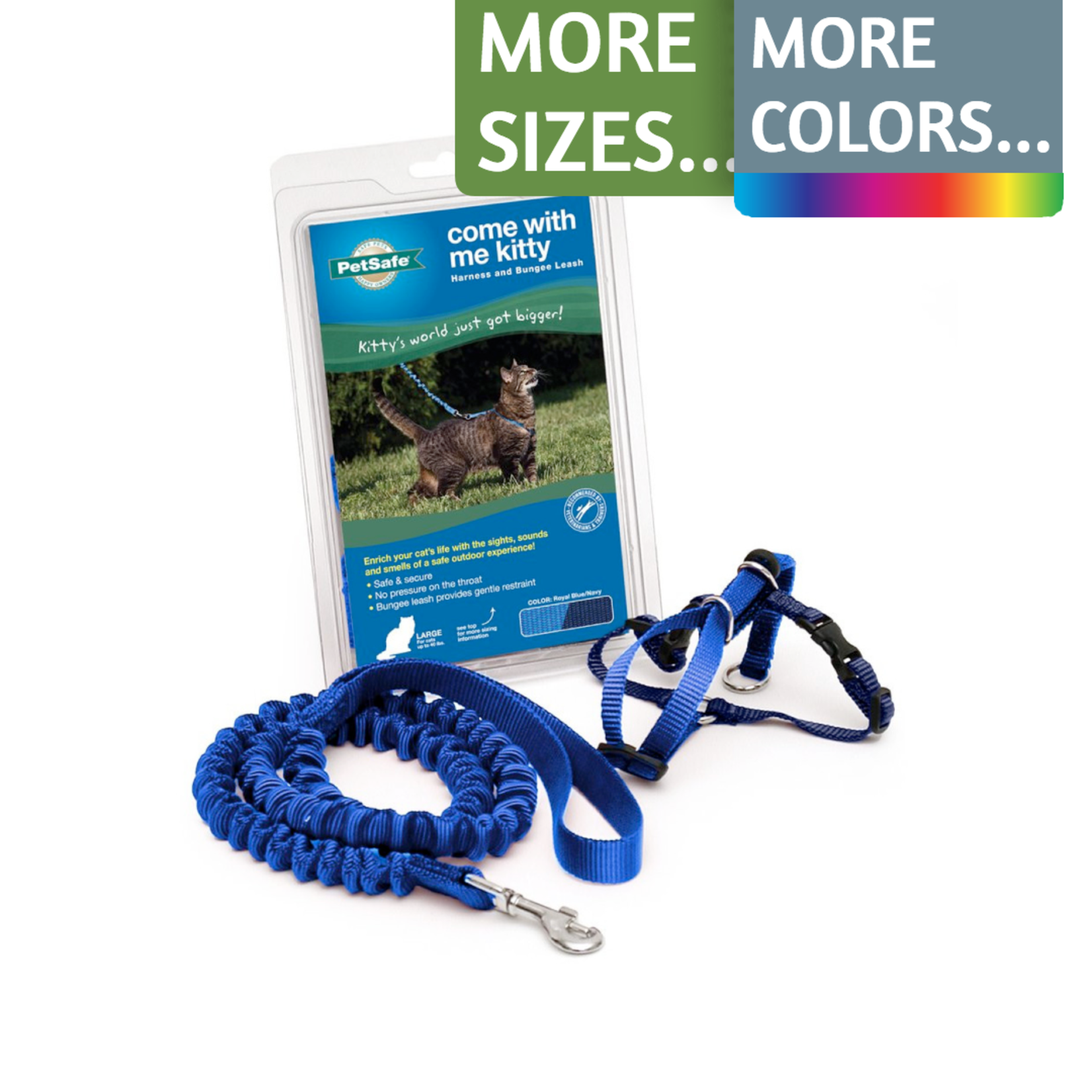 PetSafe Come With Me Kitty Harness with Bungee Leash - Howl