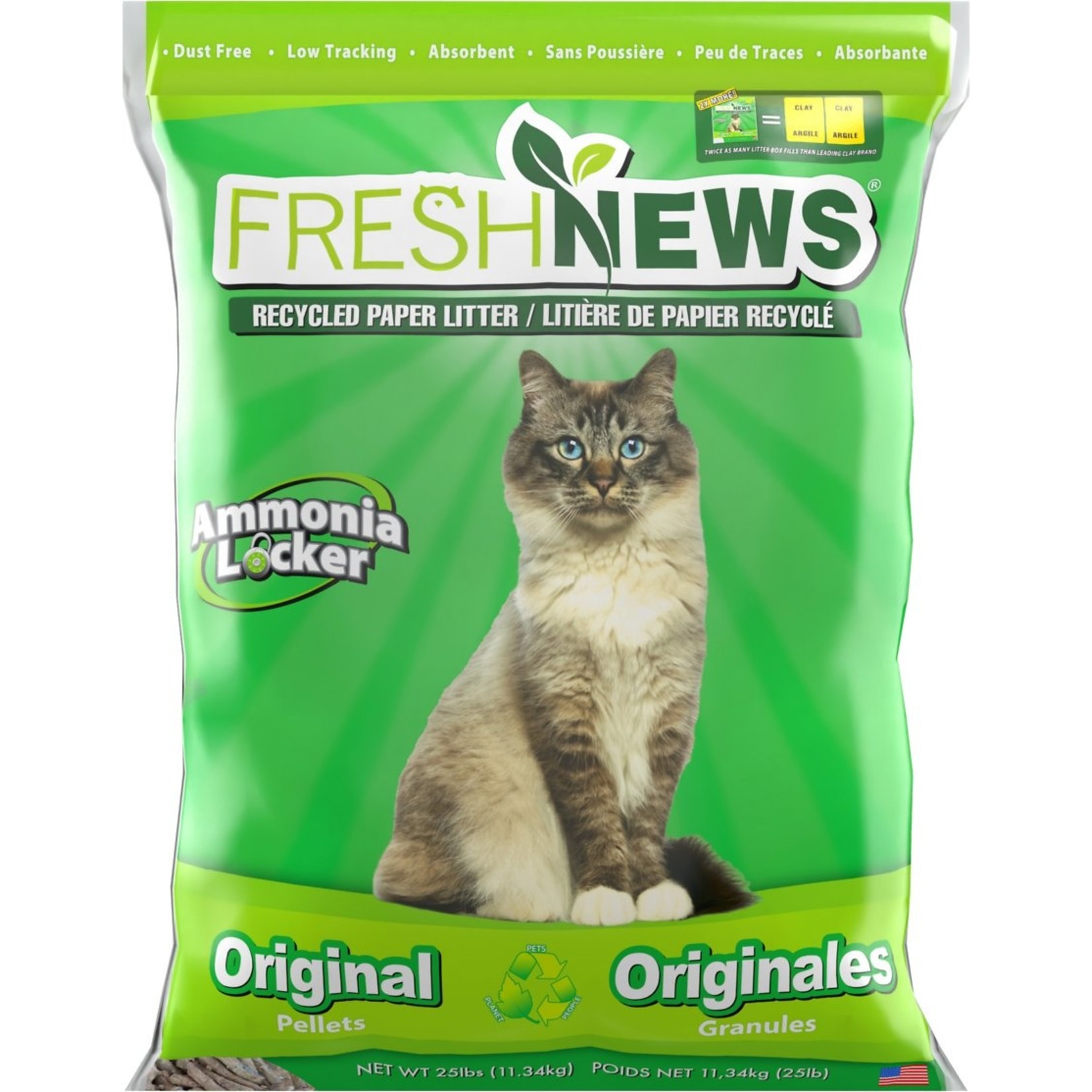 Fresh News Fresh News Recycled Newspaper Original Cat Litter