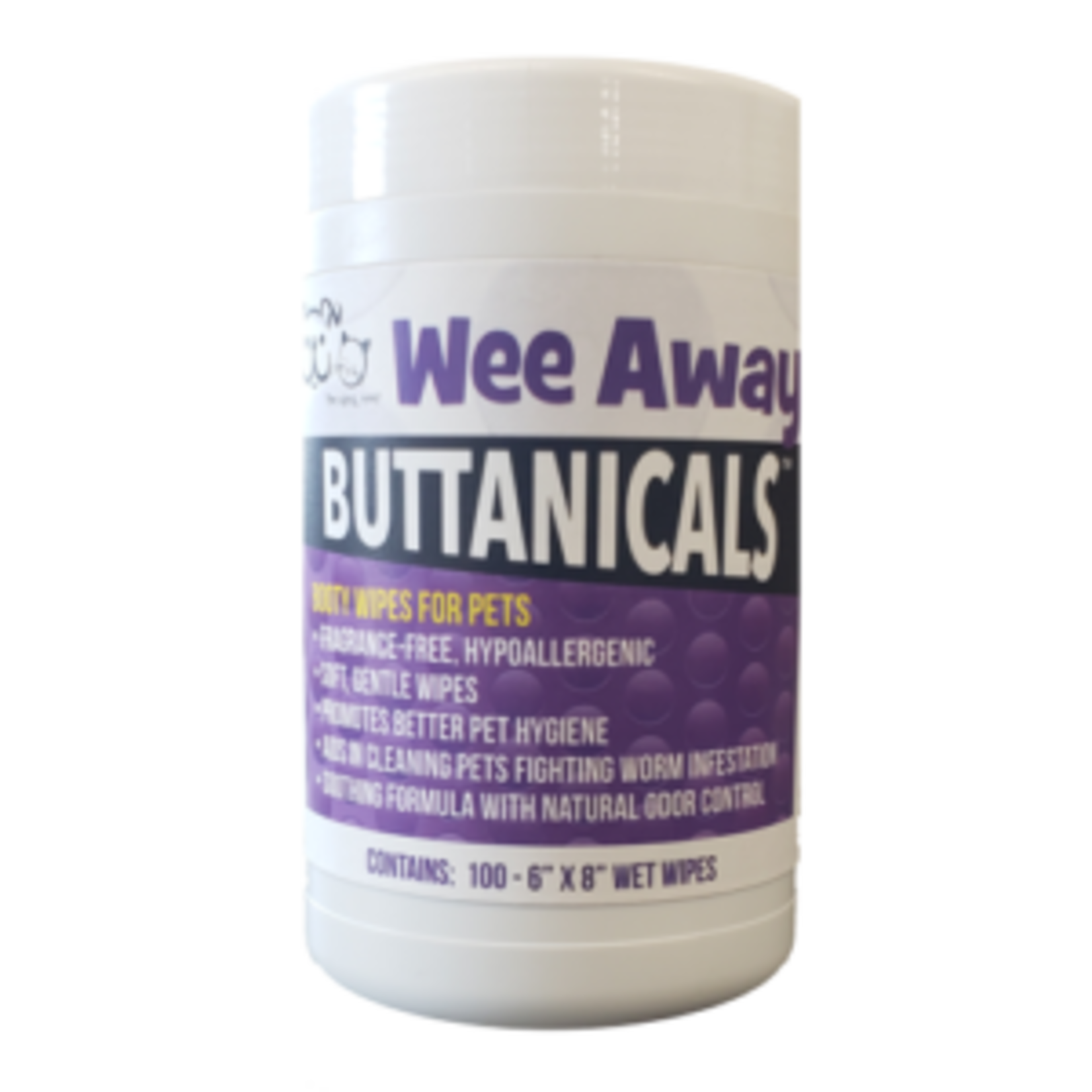 Wee Away Wipes Buttanicals 100ct