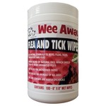 Wee Away Natural Flea & Tick Wipes 100ct