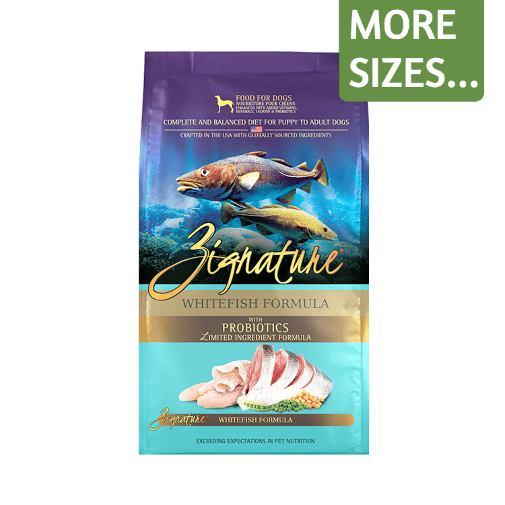 Zignature Zignature Dry Dog Food Limited Ingredient Formula Whitefish Formula Grain Free