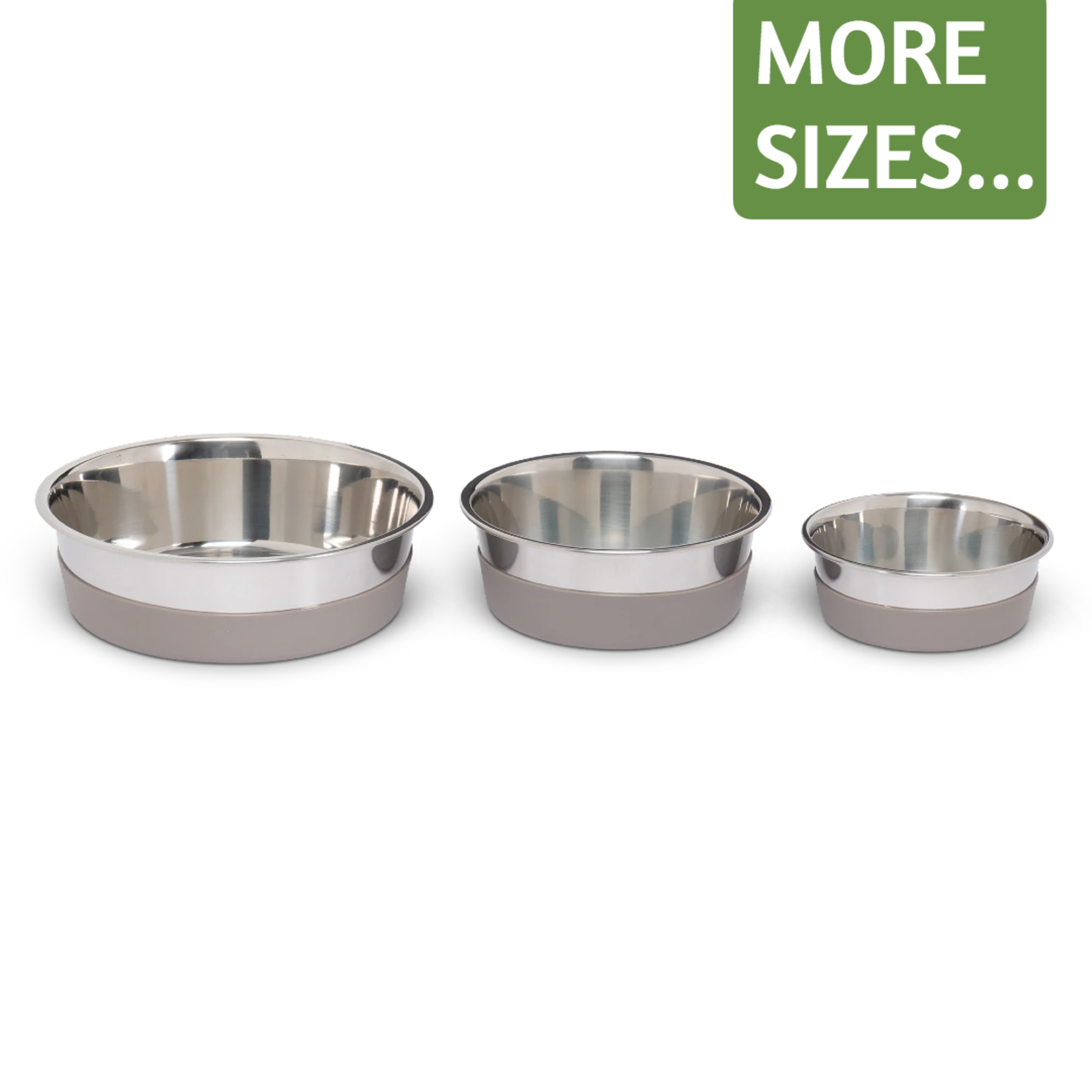 Messy Mutts Messy Mutts Stainless Bowl with Silicone Non-slip Base