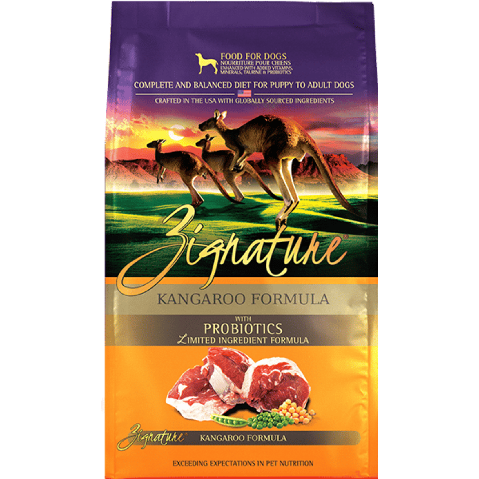 Zignature Zignature Dry Dog Food Limited Ingredient Formula Kangaroo Formula Grain Free