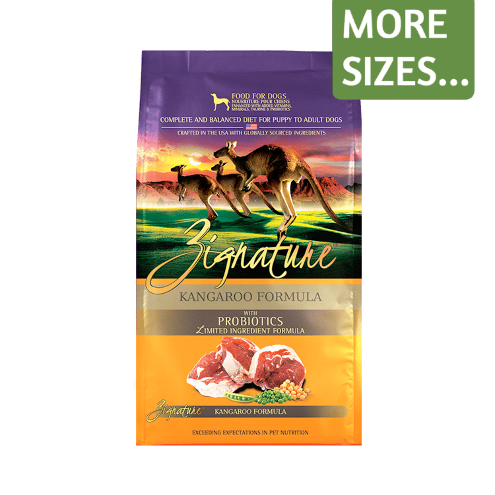 Zignature Zignature Dry Dog Food Limited Ingredient Formula Kangaroo Formula Grain Free