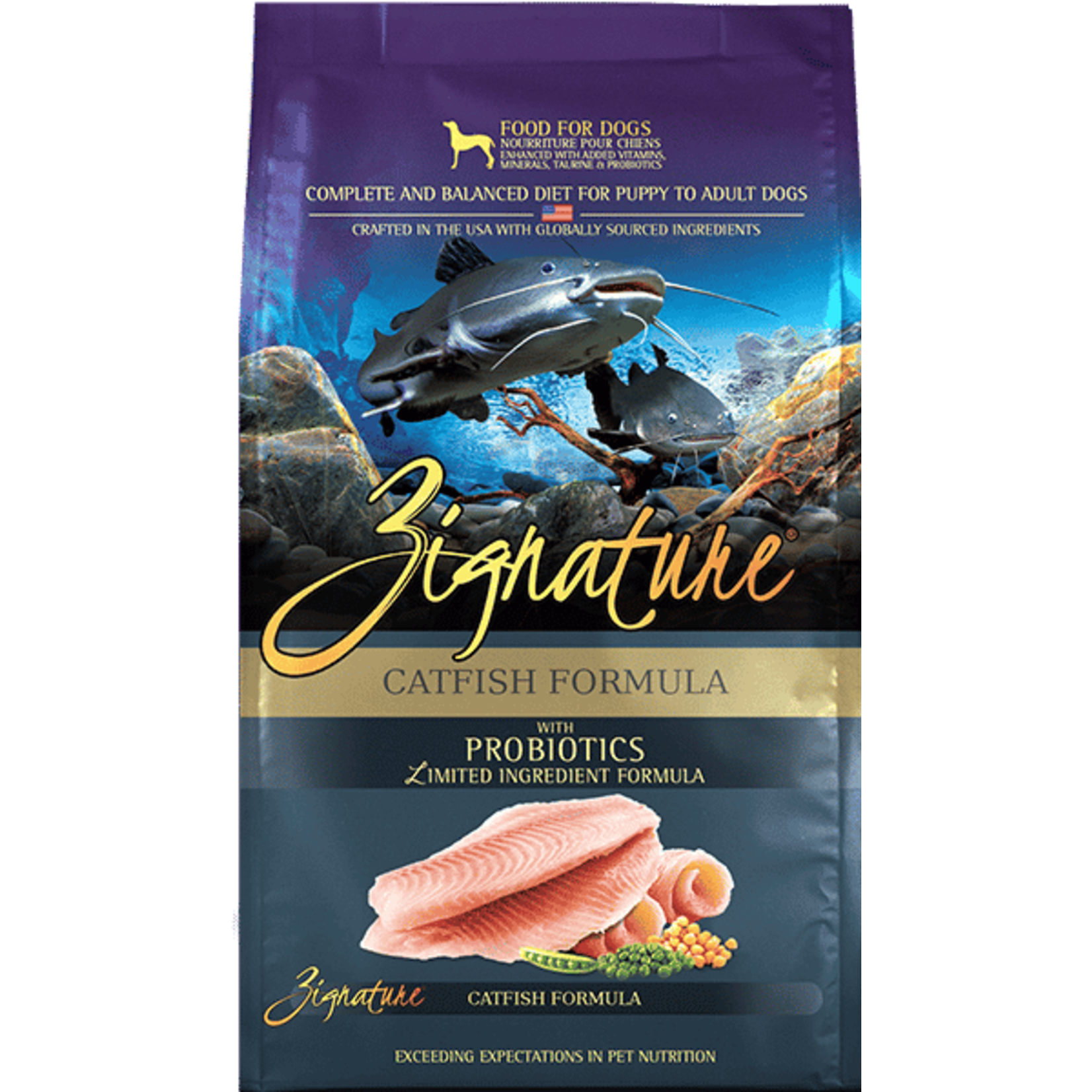 Zignature Zignature Dry Dog Food Limited Ingredient Formula Catfish Formula Grain Free