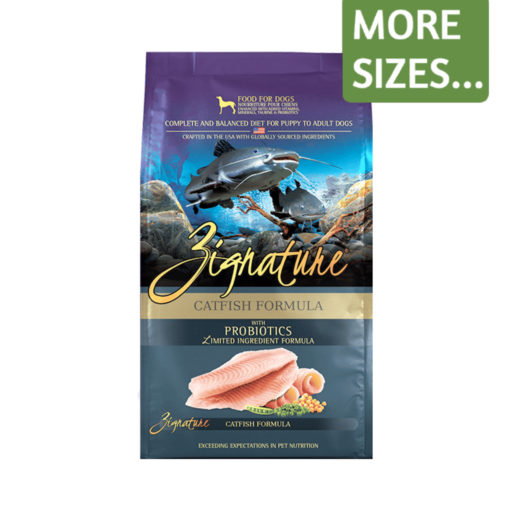Zignature Zignature Dry Dog Food Limited Ingredient Formula Catfish Formula Grain Free