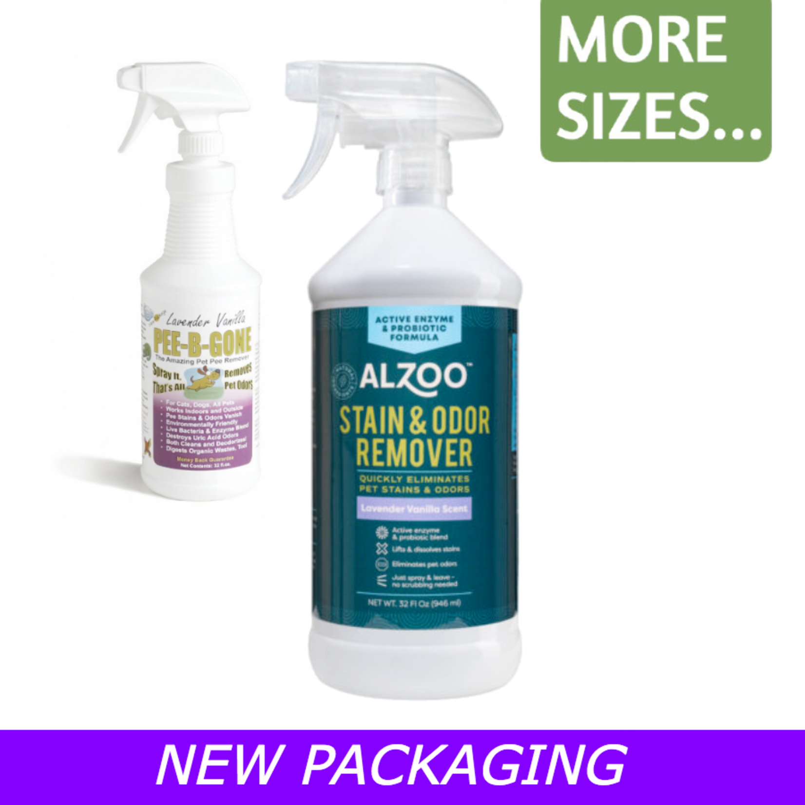 Pee-B-Gone Alzoo Pee-B-Gone Lavender Vanilla Scent Pet Stain & Odor Remover