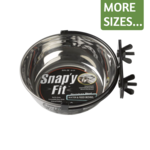 Midwest Homes for Pets Snap’y Fit Crate Bowls Various Sizes