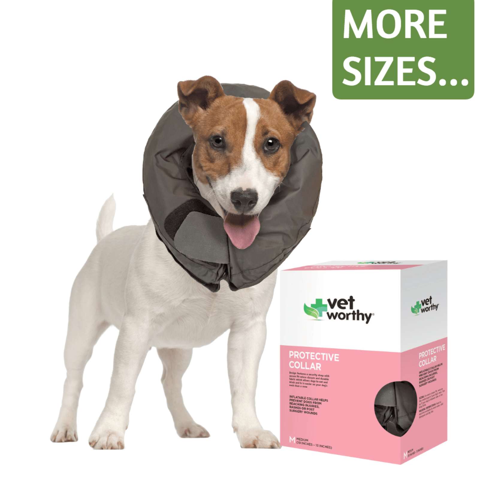Vet Worthy Vet Worthy Inflatable Soft Cone Collar E Collar for Dogs