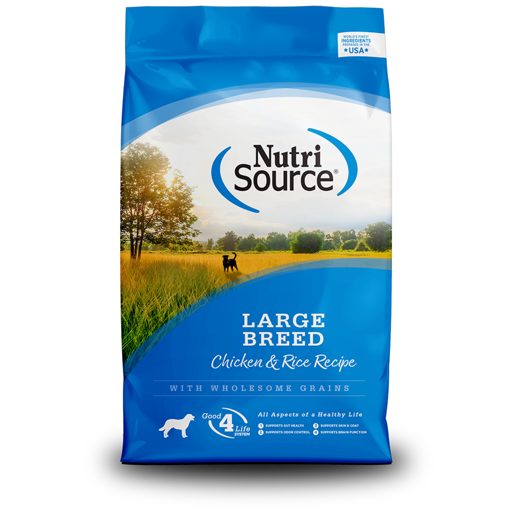 NutriSource NutriSource Dog Dry Large Breed Adult Chicken & Rice Formula Grain Inclusive 30lb
