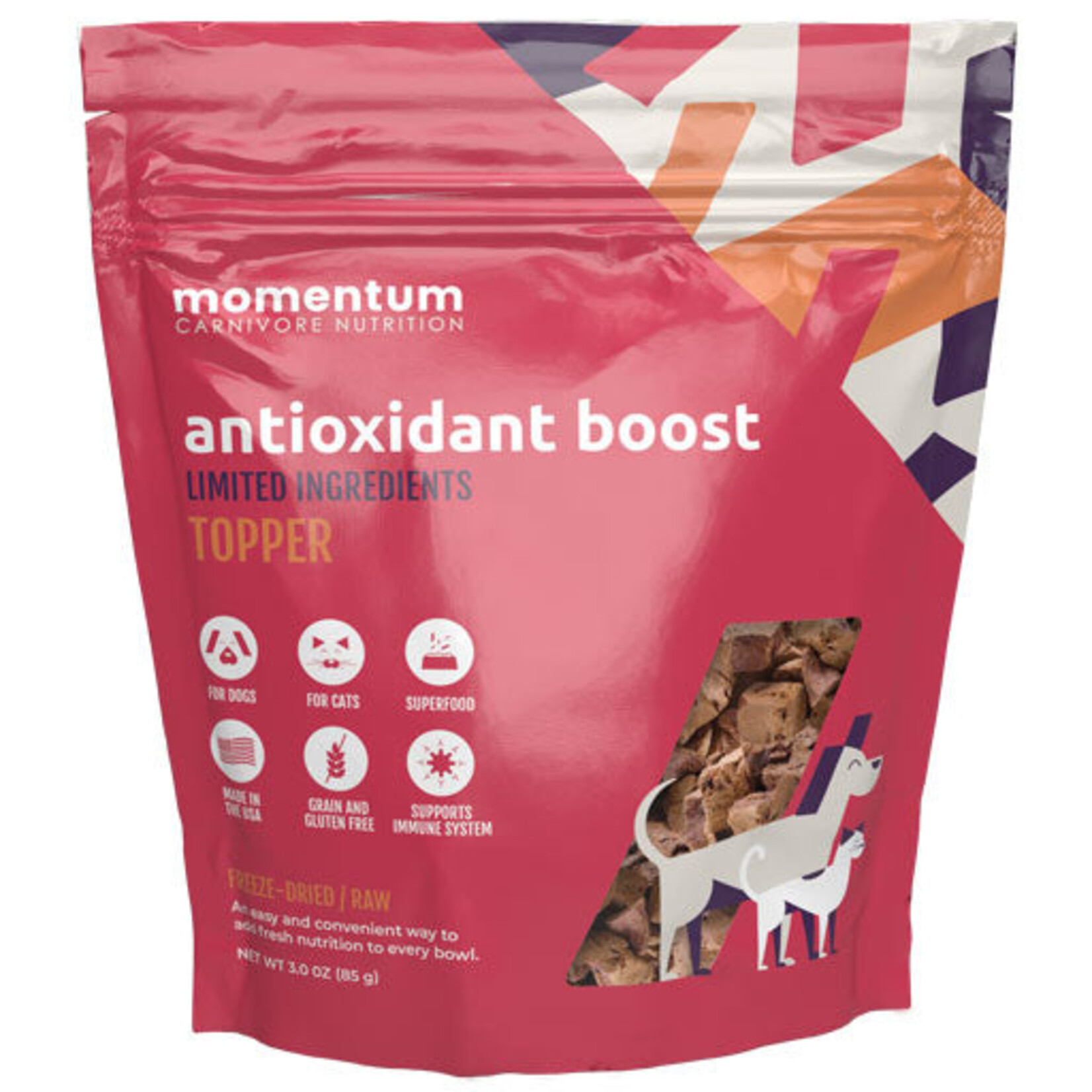 Momentum Carnivore Nutrition Pet Food Topper Antioxidant Limited Ingredient3oz