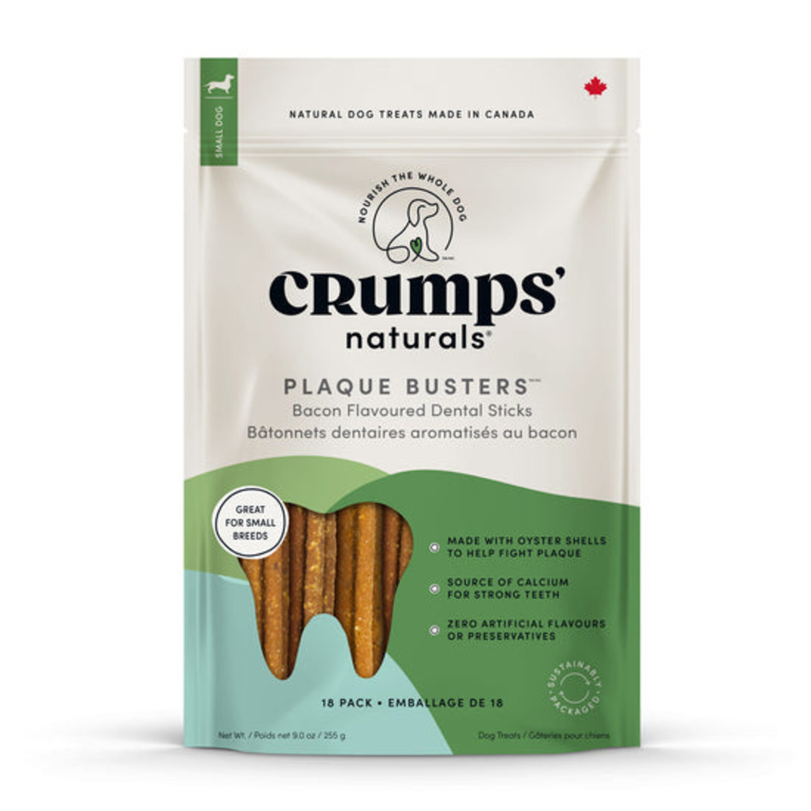 Crumps Naturals Crumps' Naturals Plaque Busters Bacon 7in 10pk