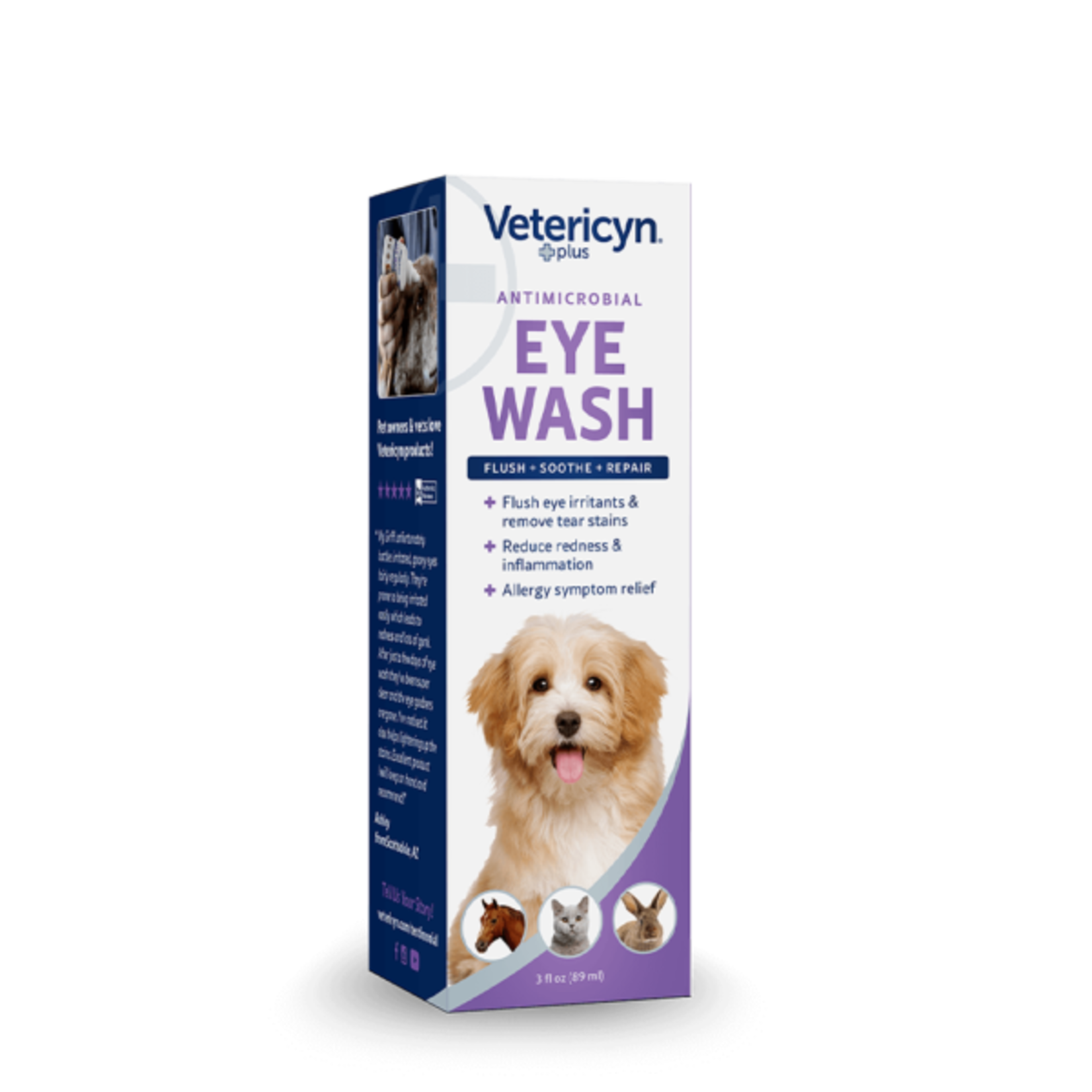 Vetericyn Vetericyn Plus Antimicrobial Eye Wash 3oz