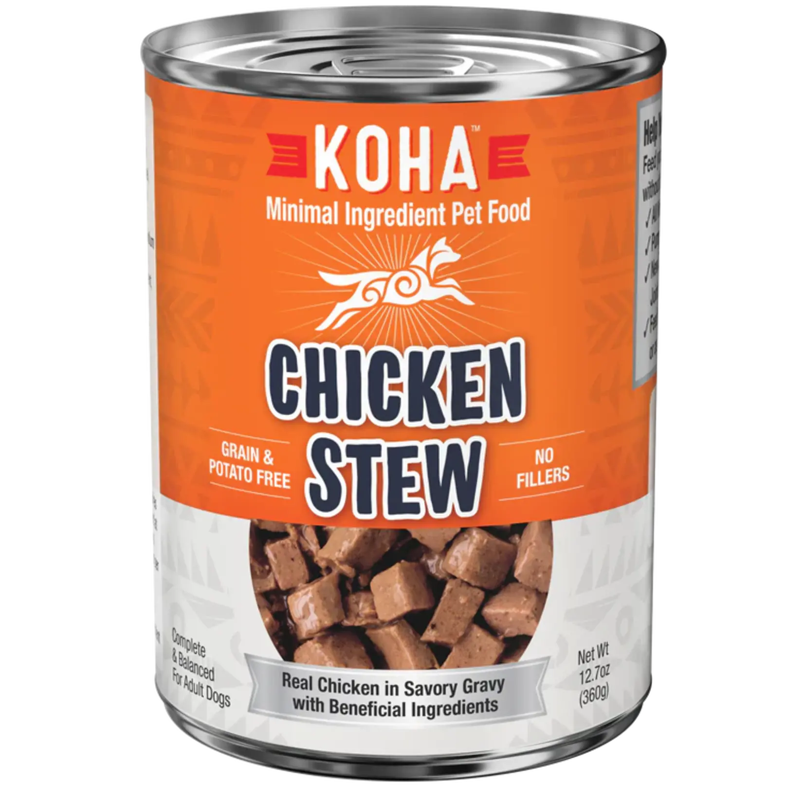 Koha Koha Dog Can Minimal Ingredient Chicken Stew 12.7oz Grain Free