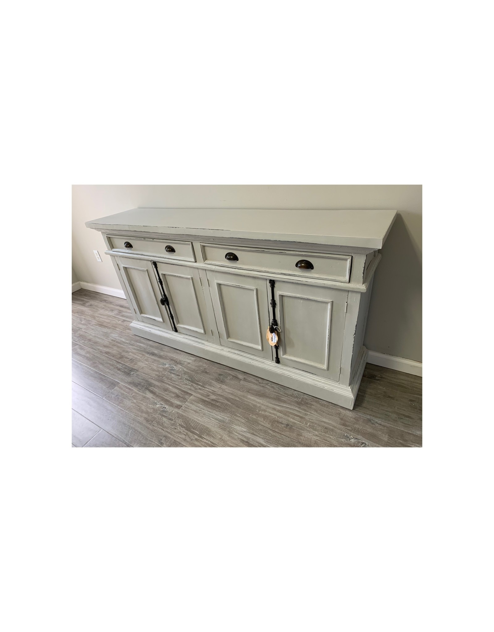 Credenza 4 dr 2Dwr w RG 68.1 x 16X34.5H