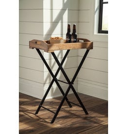 Farmhouse Accent Table with folding base
