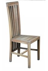 CHA038 Space Dining Chair 17.7x20.1x41.3"H Driftwood