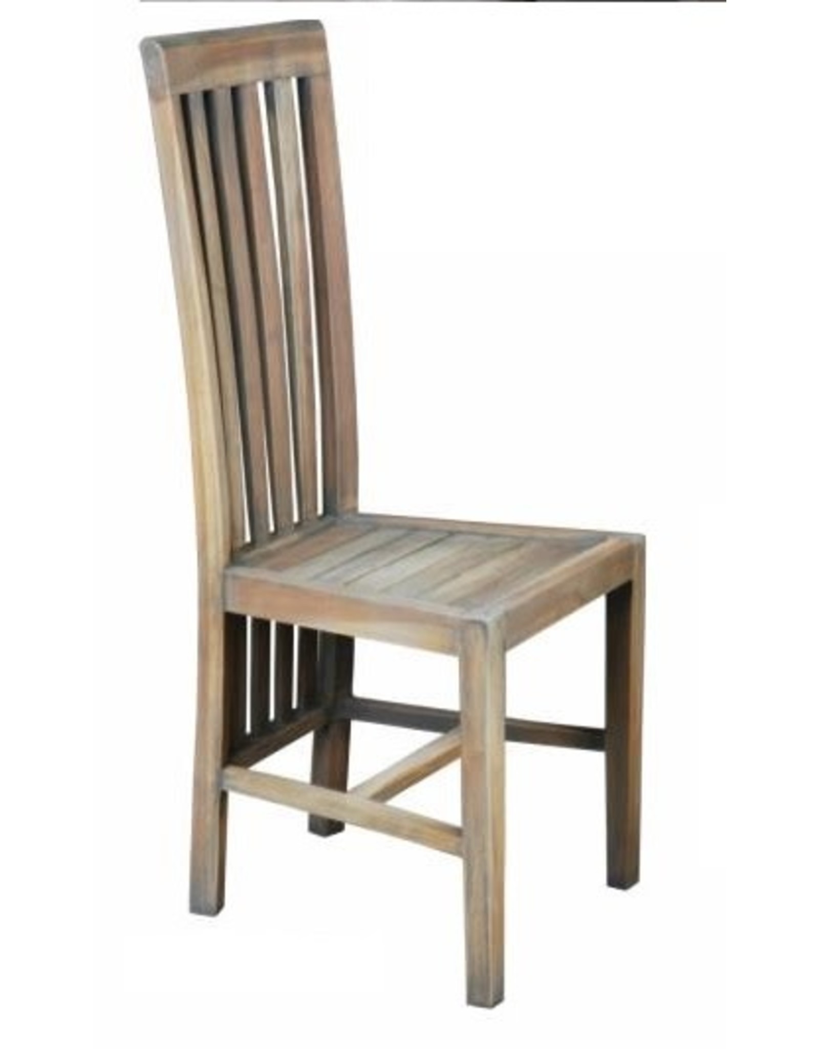 CHA038 Space Dining Chair 17.7x20.1x41.3"H Driftwood