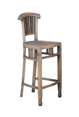 CHA036 Barstool 17.7x16.7x42.7"H Driftwood