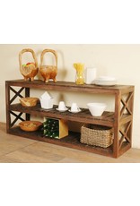 TR02 Console Table 1 Shelf 66.3x17.8x3.02"H