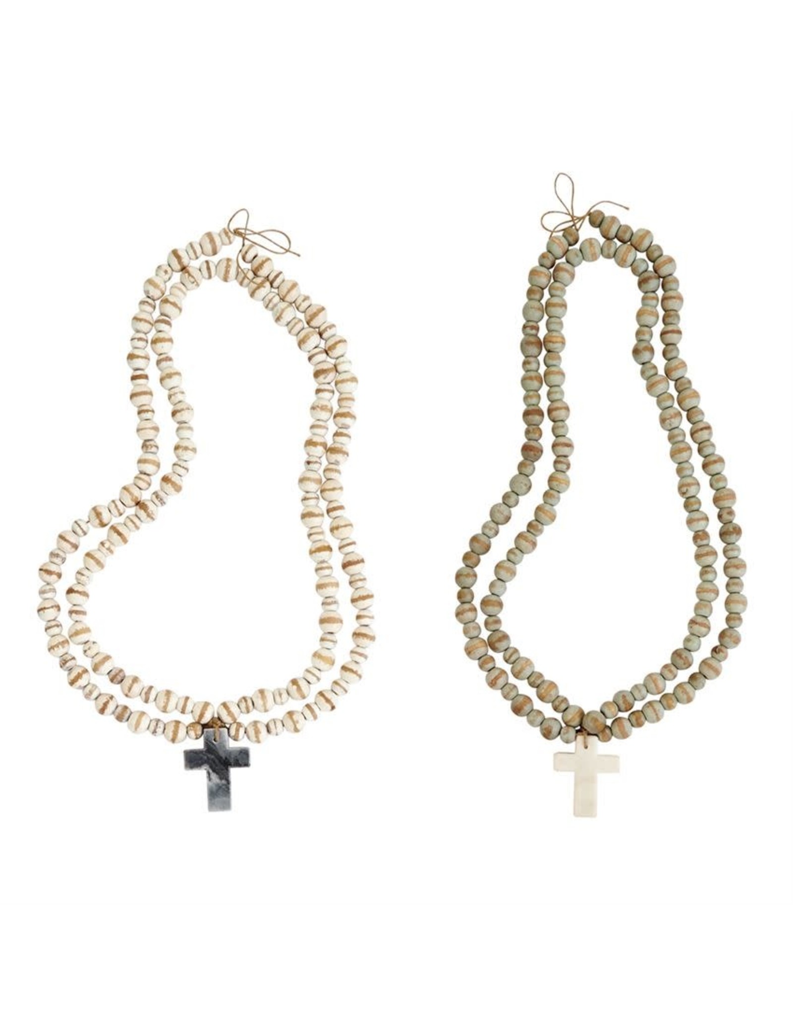 42600203 Marble Cross Beads