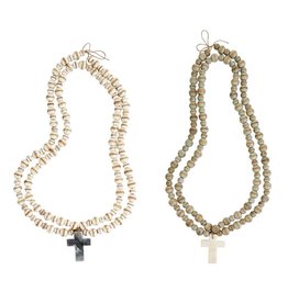 42600203 Marble Cross Beads