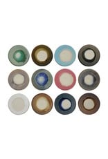 DA8680A Rnd Stoneware Reactive Glaze Trivet Each