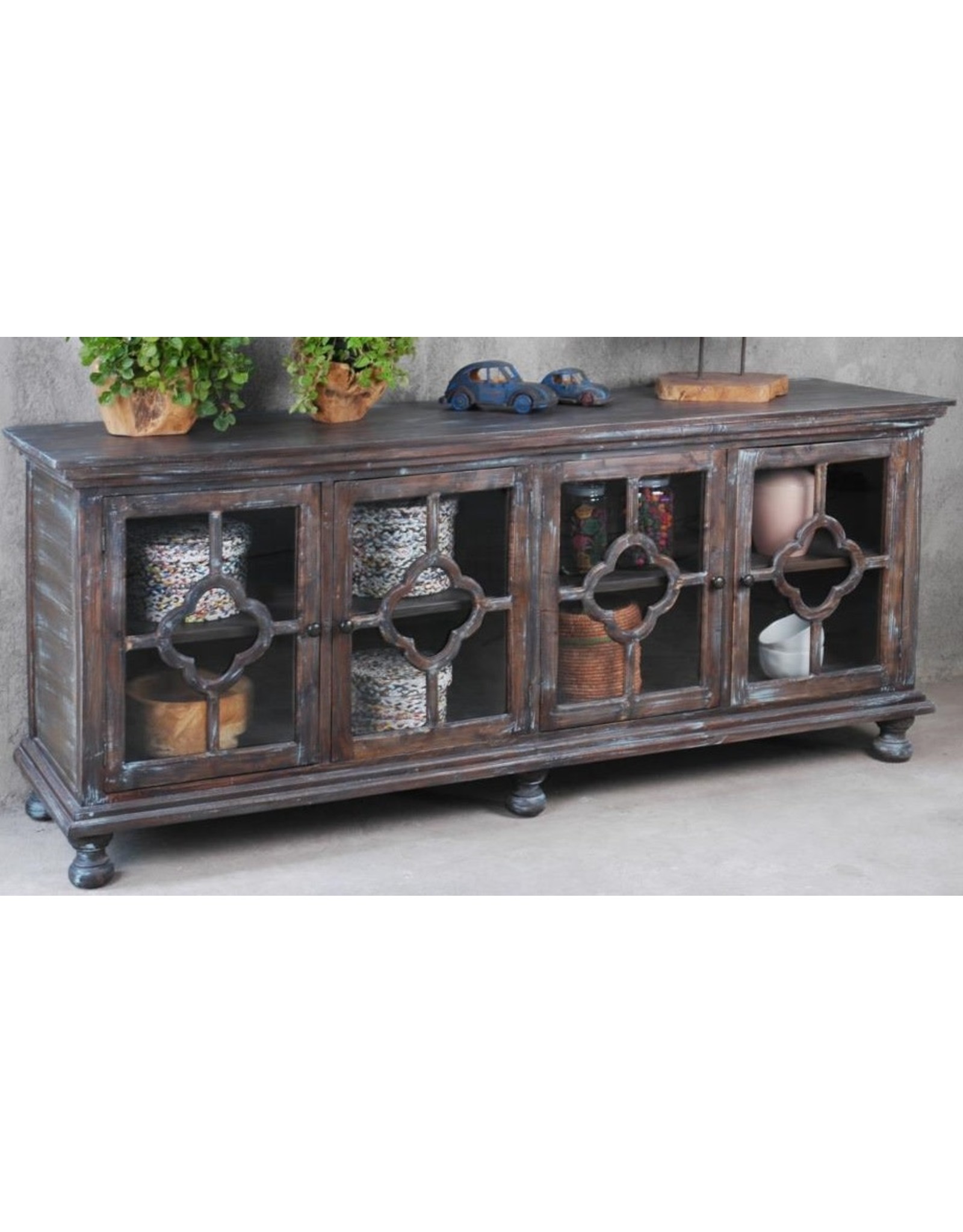 CAB1781 Credenza 4GD w/Clove Panel 87 x 21 1/4 X 35 7/8