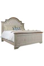 CAM 3268K-TG PARK AVENUE BED - KG OLD GRAY/TOB TOP 	84 x 88 x 76