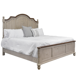 CAM 1048Q-TG LENOX PANEL BED - QN OLD GR/TO TOP 67 x 87 x 70