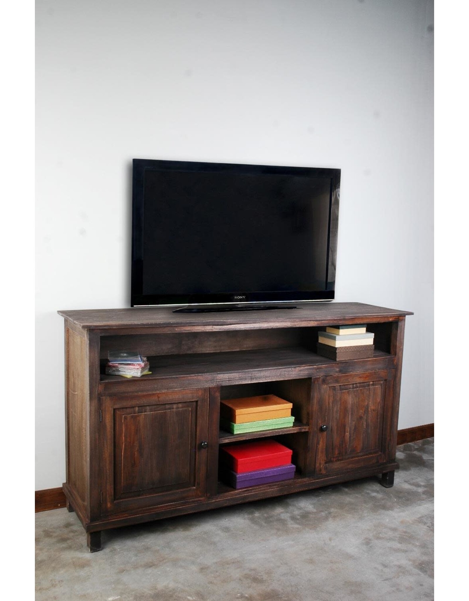 TVC012 Ent Center 2dr/Strg 63.3x17.3x35.3"H