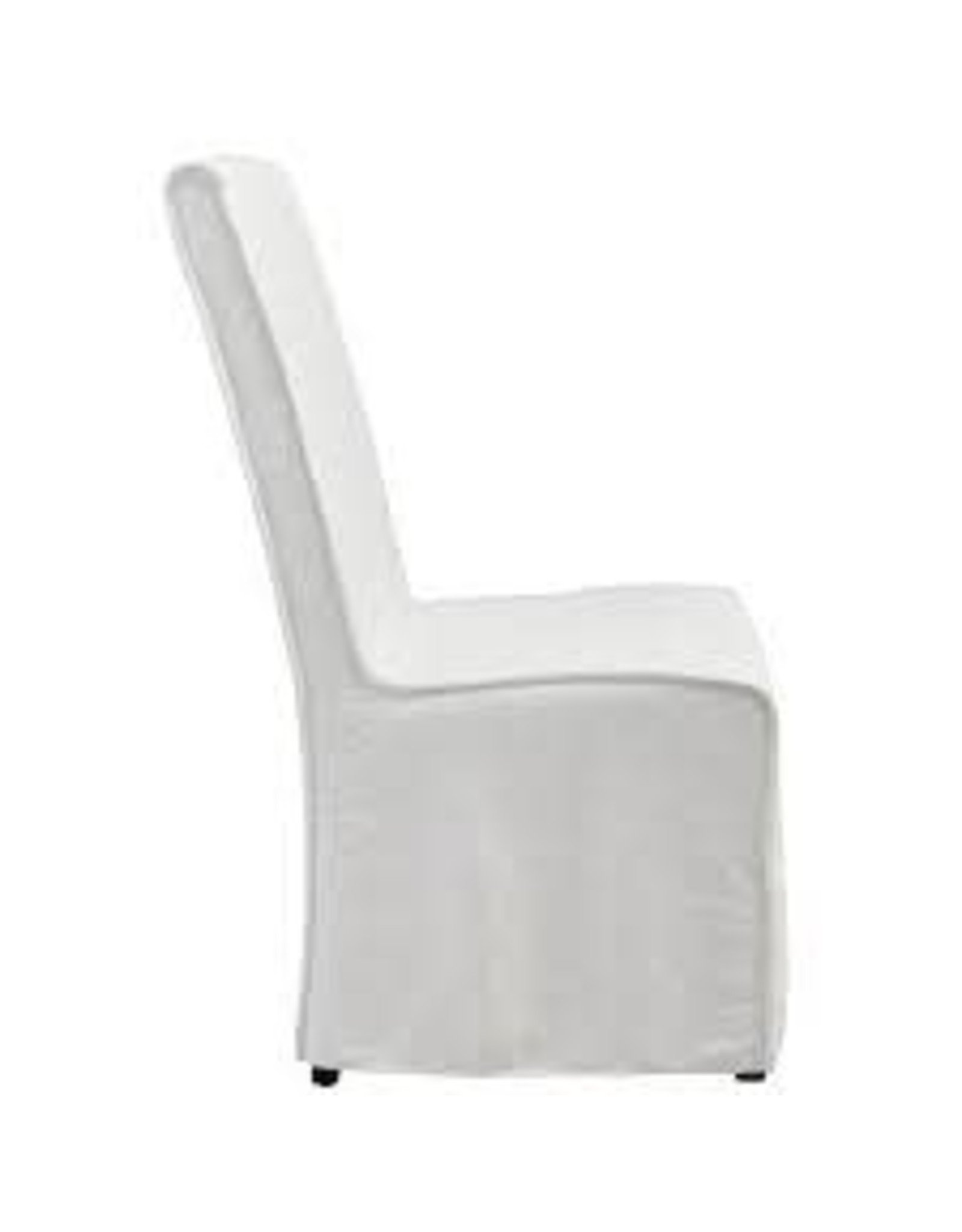 53004266 Jordan Upholstered Dining Chair White