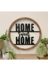 SB1274  Wd Metal Sign Home Sweet