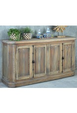 CAB1802 Traditional Farmhouse Sideboard 4 Panel DR 70.1x17.7x36.2