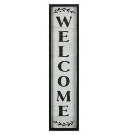 17428 Wood Vertical Welcome Sign