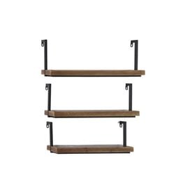 43783 Mtl Wd Wall Shelf