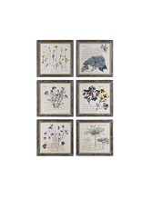 Square Wood Framed Wal Art 9-3/4"l DE5316A