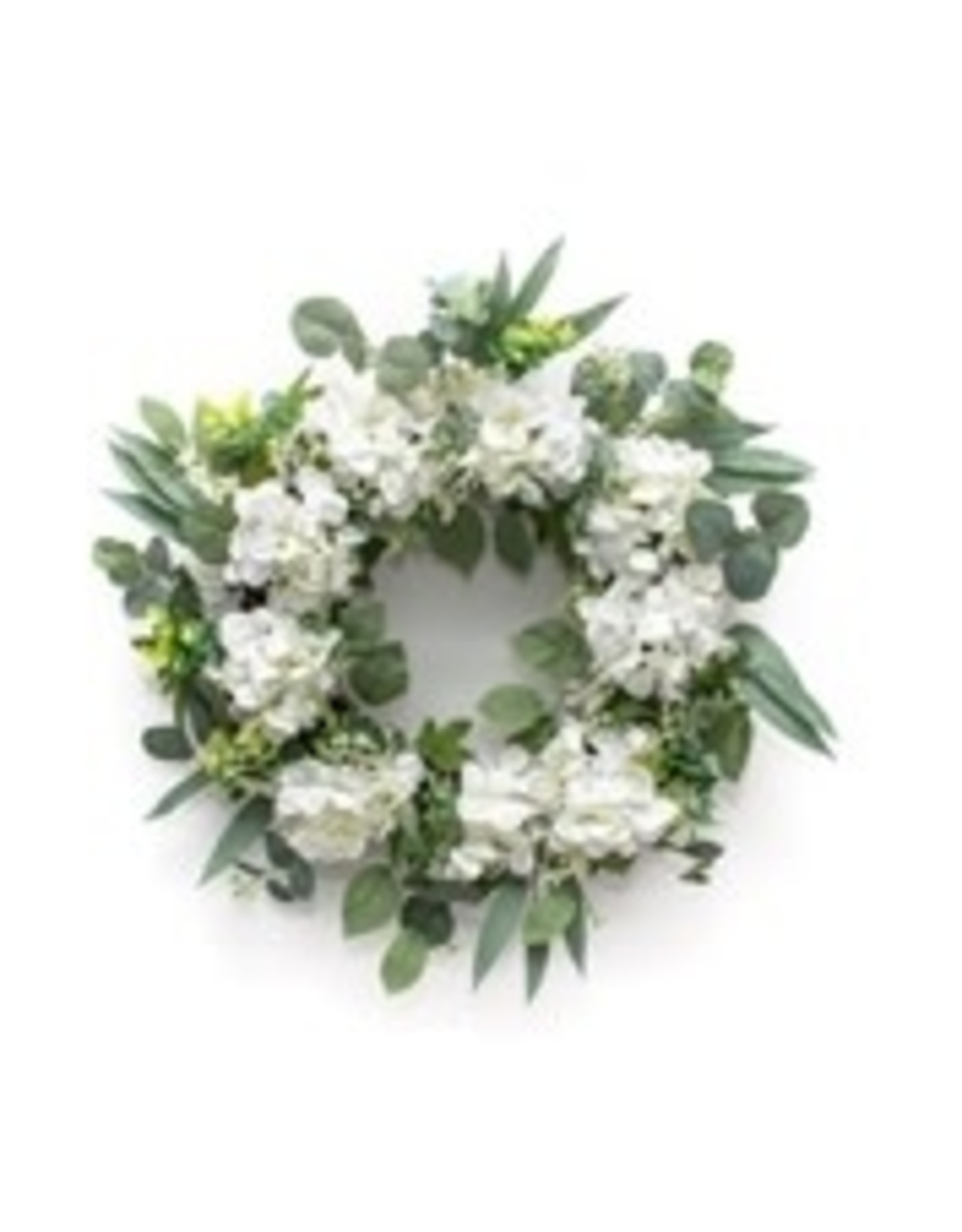Hydrangea Wreath 24"D Polyester