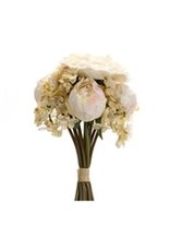 Peony and Hydrangea Bouquet 16.75"H Polyester