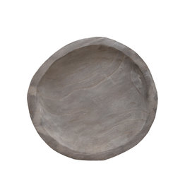 DF3418 Decorative Paulownia Wood Tray with Grey Wash