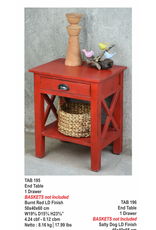 TAB195 End Table 1 Drw 19.6x15.3x23.6