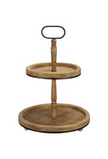 111134 Tray 2 Tier Rnd Light