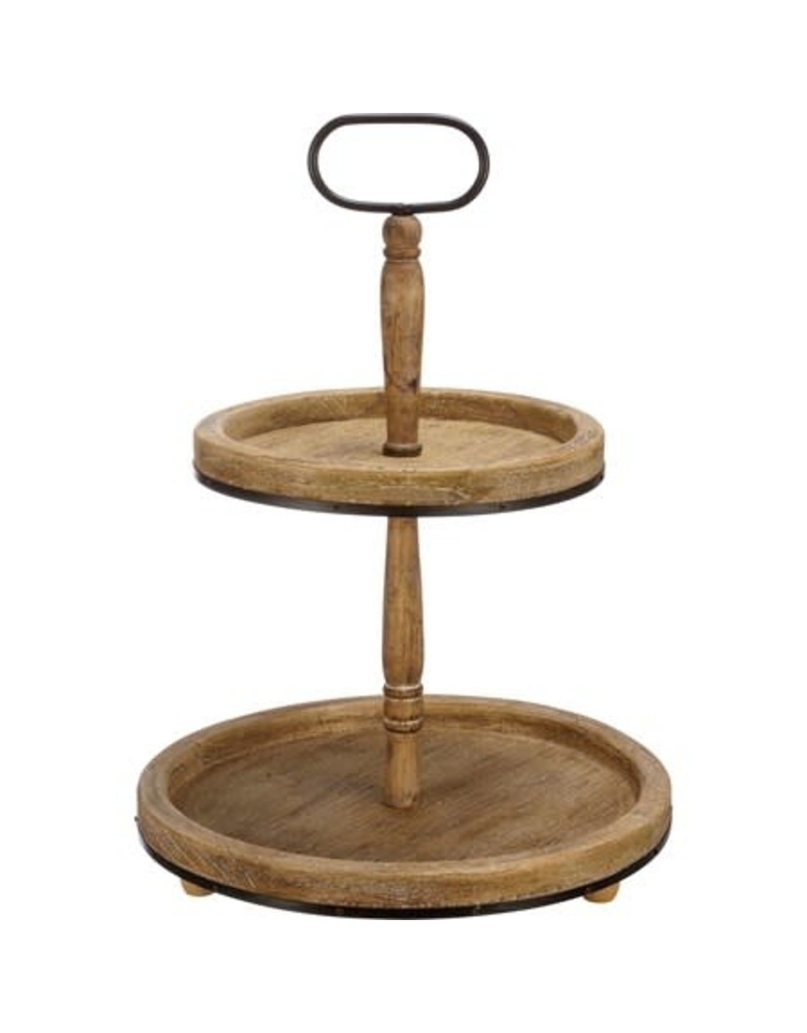111134 Tray 2 Tier Rnd Light